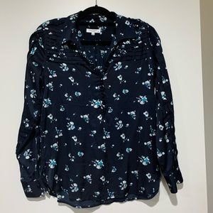 Equipment Bina Navy Floral Top